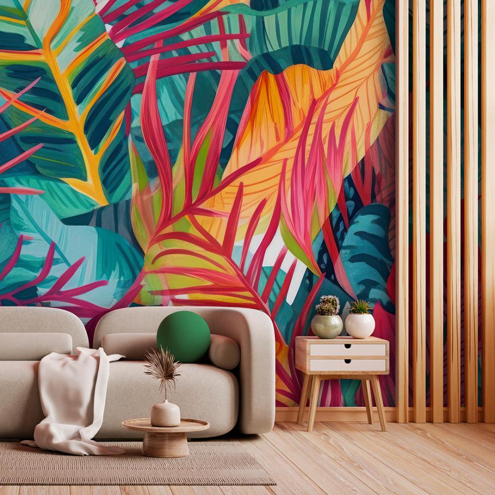 mural / folhas / 94