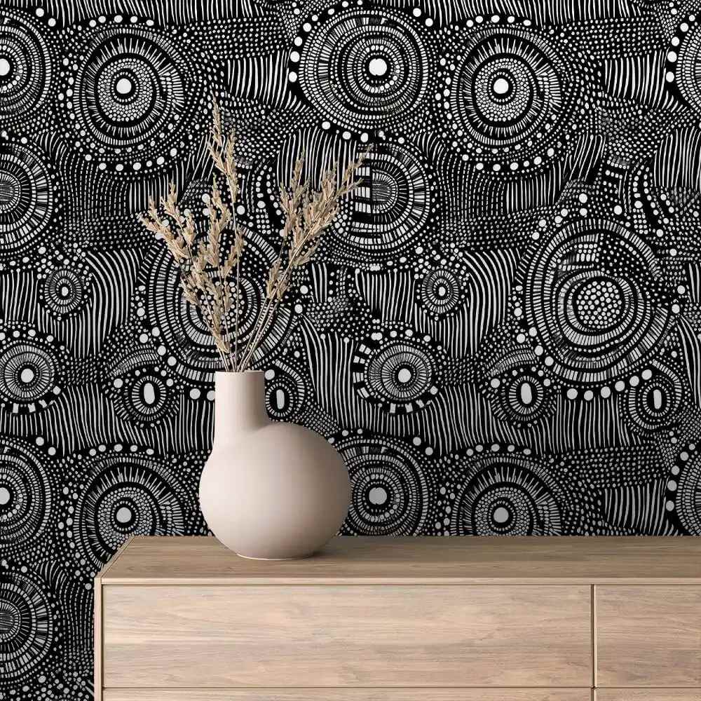mural / 04 / GEOMETRIC BLACK