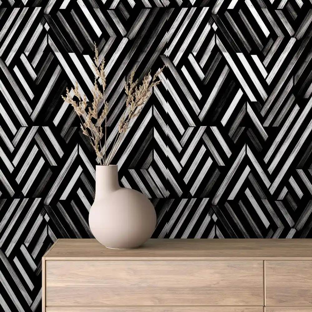 mural / 07 / GEOMETRIC BLACK