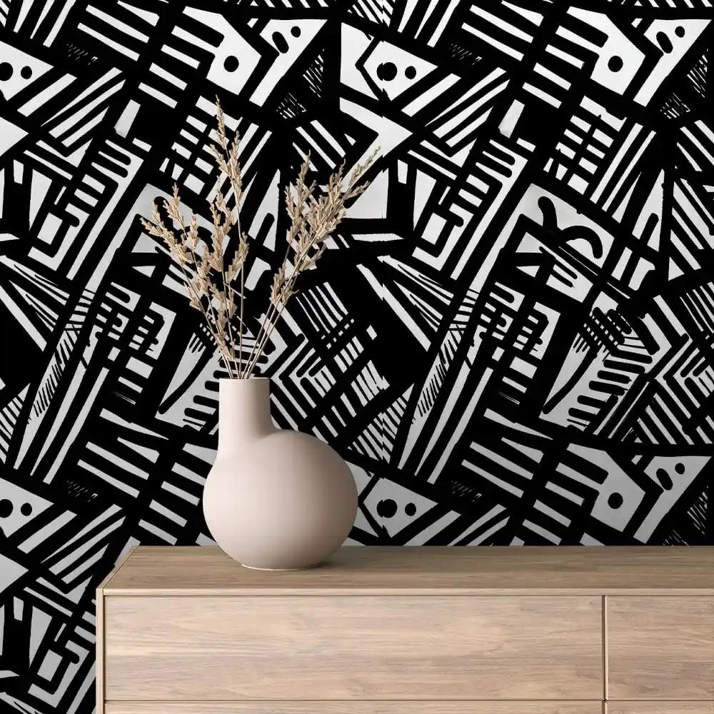 mural / 08 / GEOMETRIC BLACK