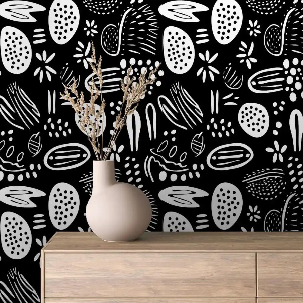 mural / 10 / GEOMETRIC BLACK