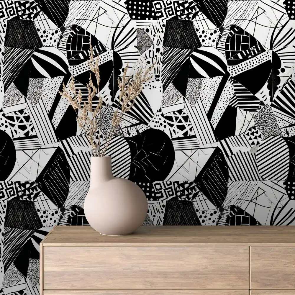 mural / 13 / GEOMETRIC BLACK