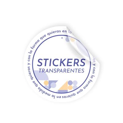 Stickers transparentes