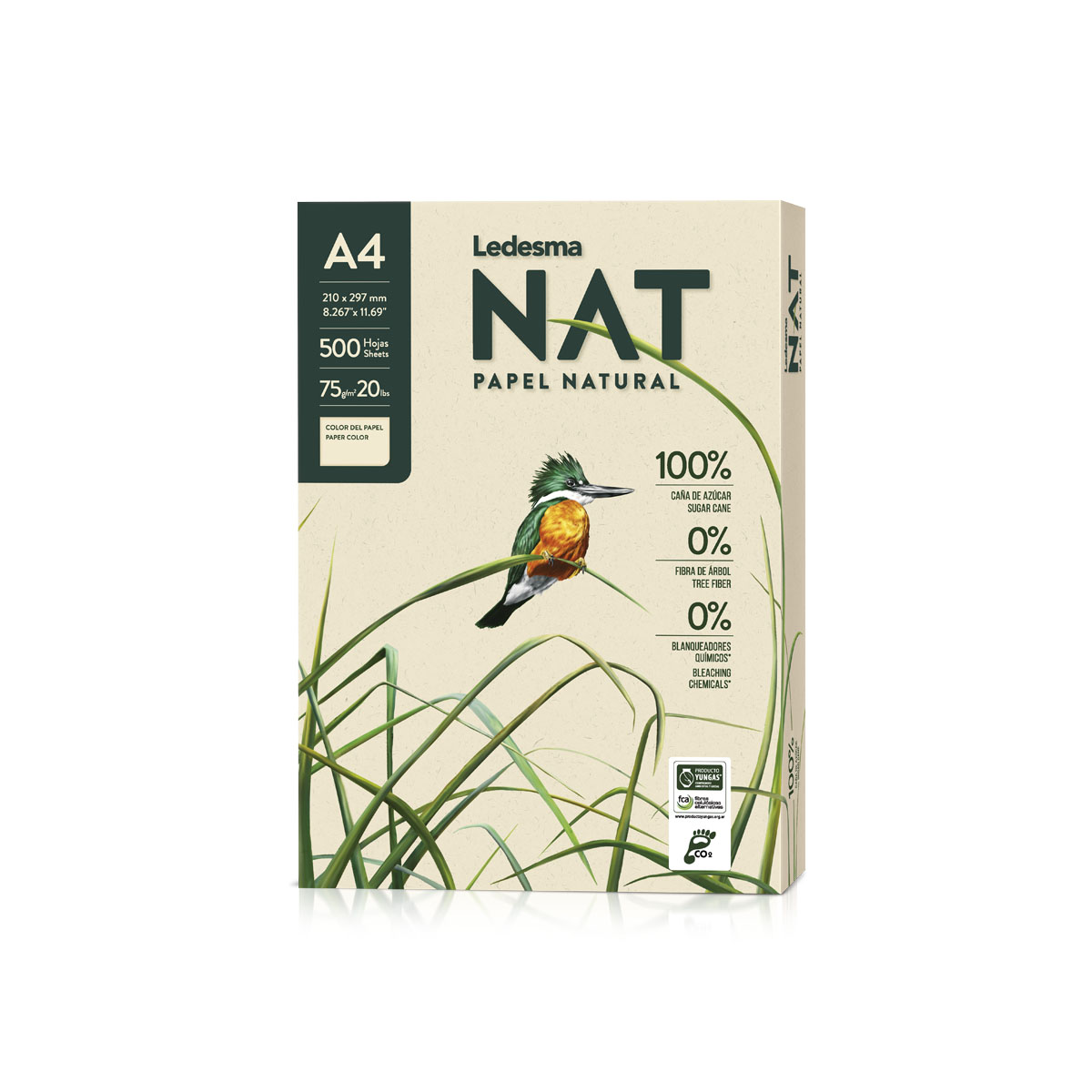 Resmas A4 — Material: NAT 75g